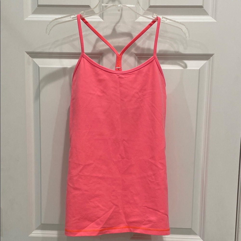 lululemon athletica Neon Pink Strappy Tank